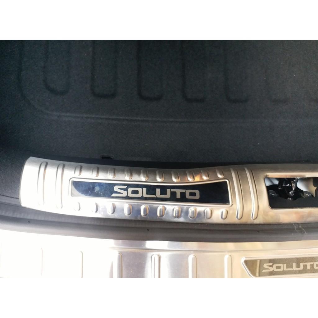 Chống trầy cốp trong ngoài dành cho xe KIA SOLUTO mẫu INOX