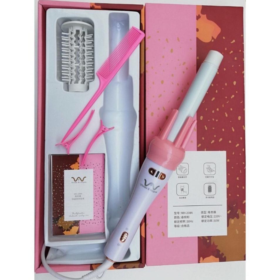 MÁY UỐN TÓC XOAY TỰ ĐỘNG 360  2 CHỨC NĂNG UỐN XOĂN VÀ CỤP  S1975