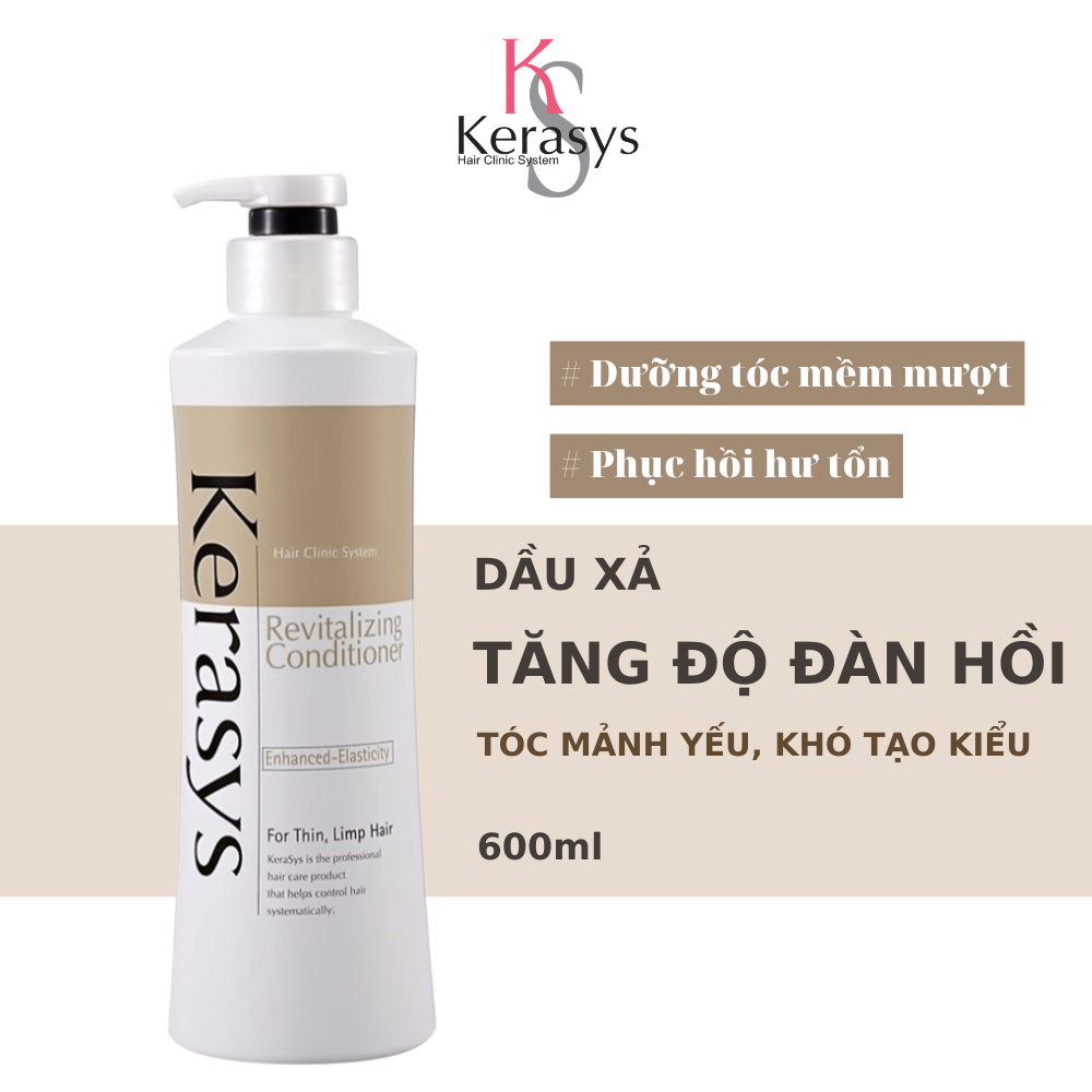 Dầu Xả Cao Cấp Cho Tóc Khô Kerasys Revitalizing Conditioner 600ml