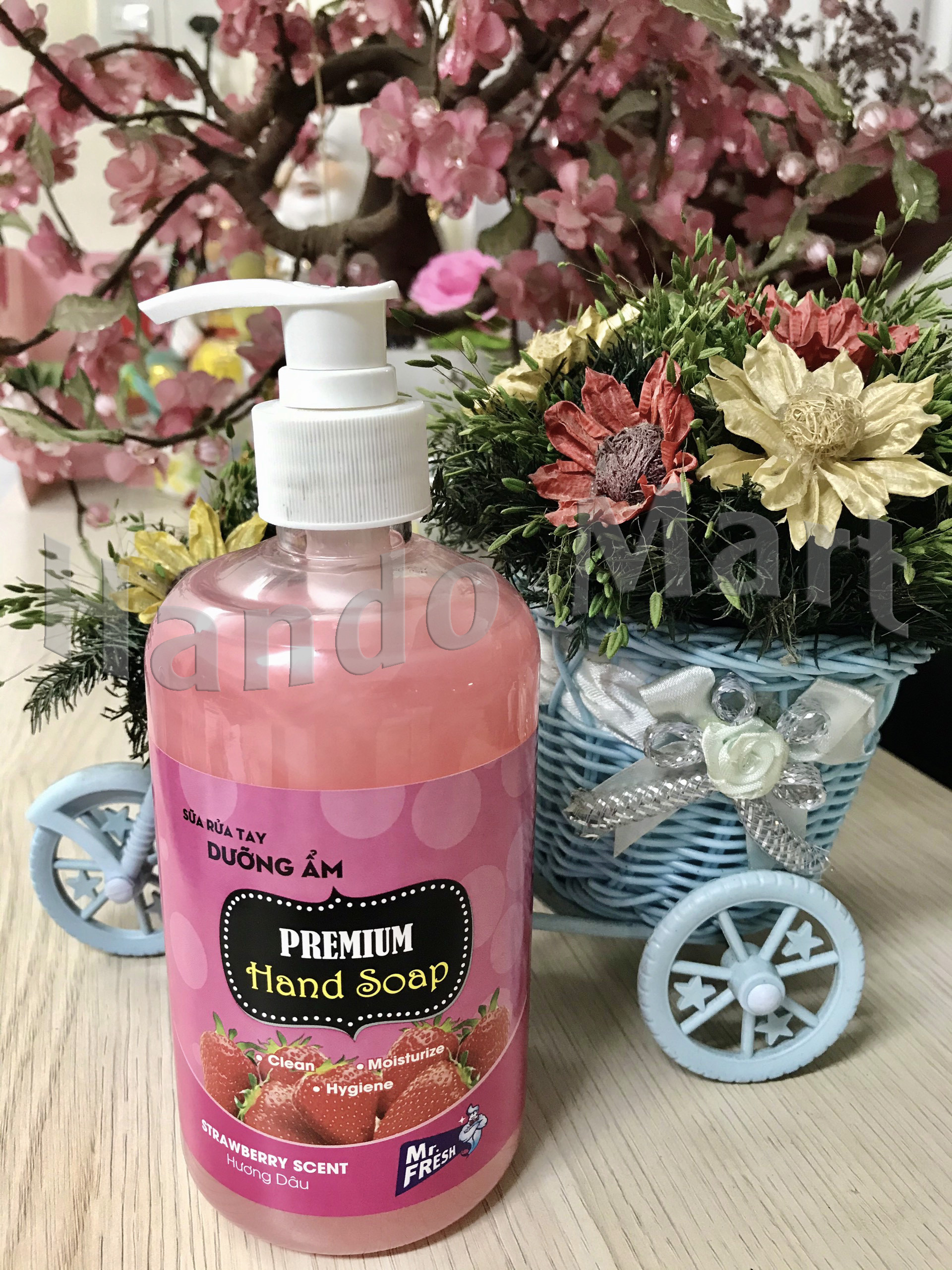 Sữa rửa tay dưỡng ẩm Mr.Fresh 500ml cao cấp - Công nghệ Hàn sạch- thơm