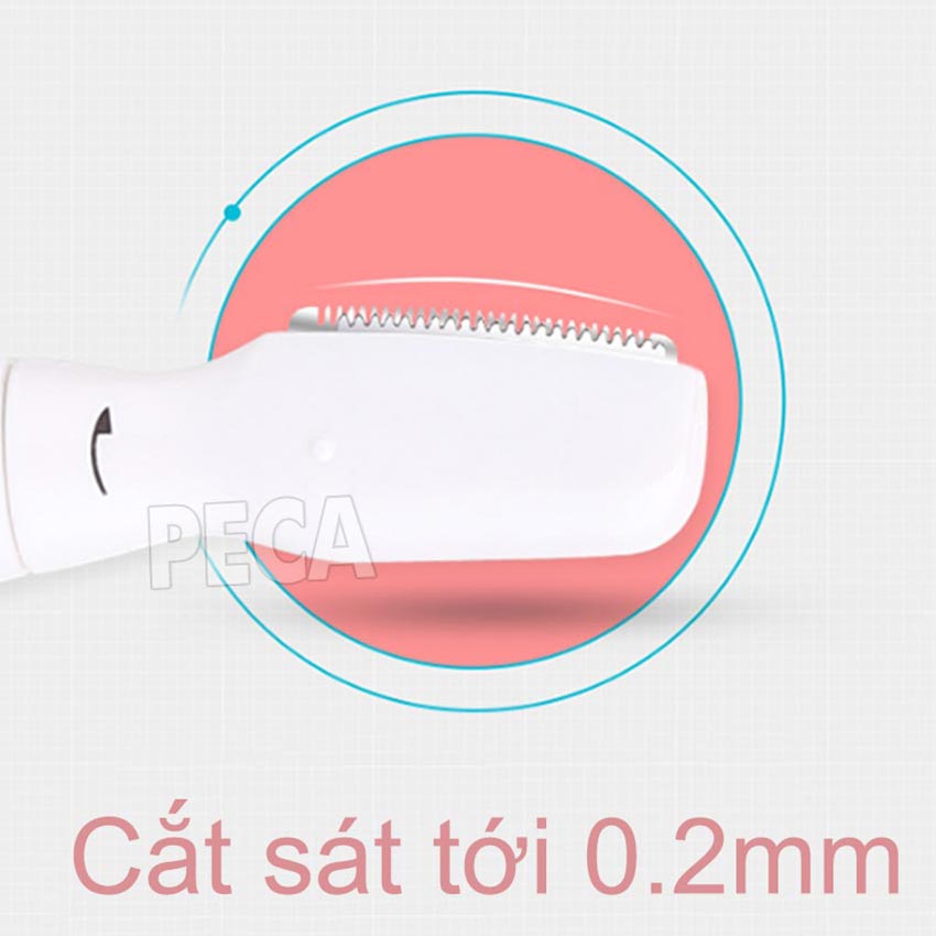 Máy cạo tẩy lông 2 đầu KEMEI KM-8188 chuyên dụng dùng để cạo lông toàn thân,tay, chân, mặt, nách, bikini, tỉa chân mày an toàn