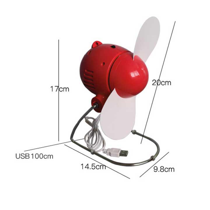 Quạt con cóc mini cắm cổng USB