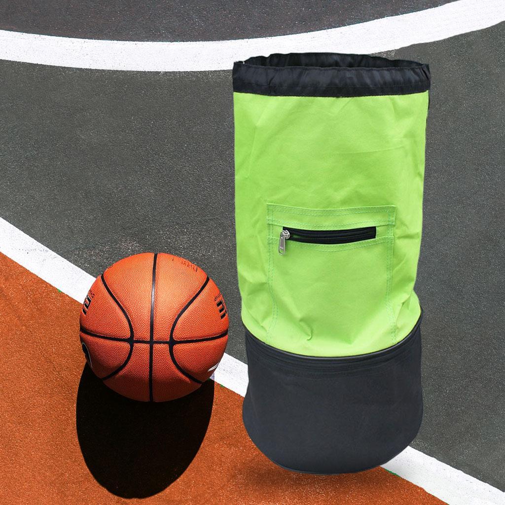 Mesh Storage Bag with Pocket Basketball Soccer Volleyball Bag Travel