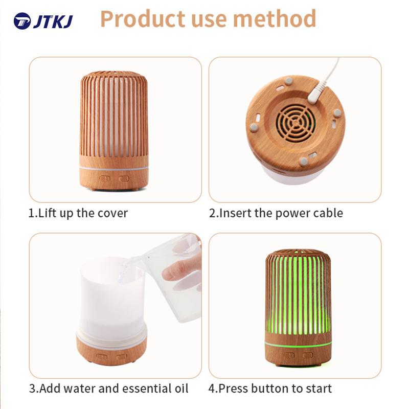 JTKJ Hộ Gia Đình Máy Tạo Độ Ẩm Không Khí Thanh Lọc Không Khí Atomizer Thông Minh Điện Máy Khuếch Tán Ánh Sáng Đèn LED Máy Khuếch Tán Tinh Dầu