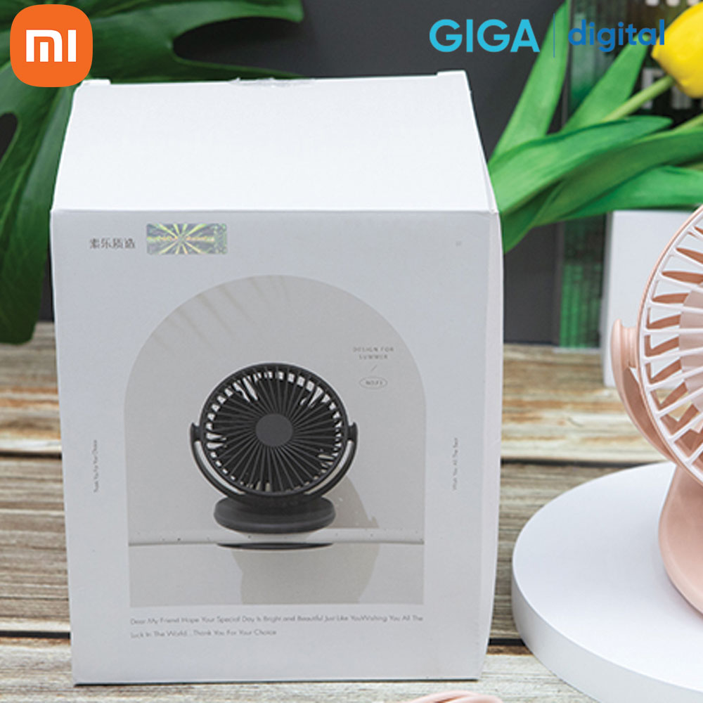 Quạt tích điện để bàn mini Xiaomi SOLOVE F3 Hàng Chính Hãng