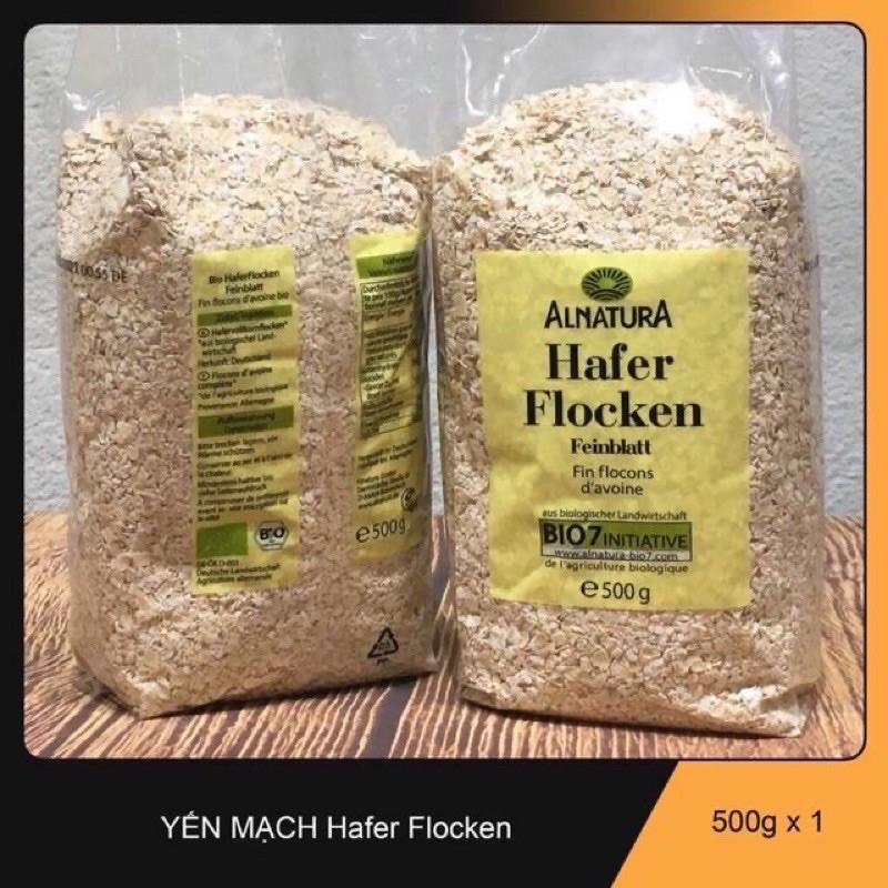 Yến mạch hữu cơ Đức Hafer Flocken 500gr