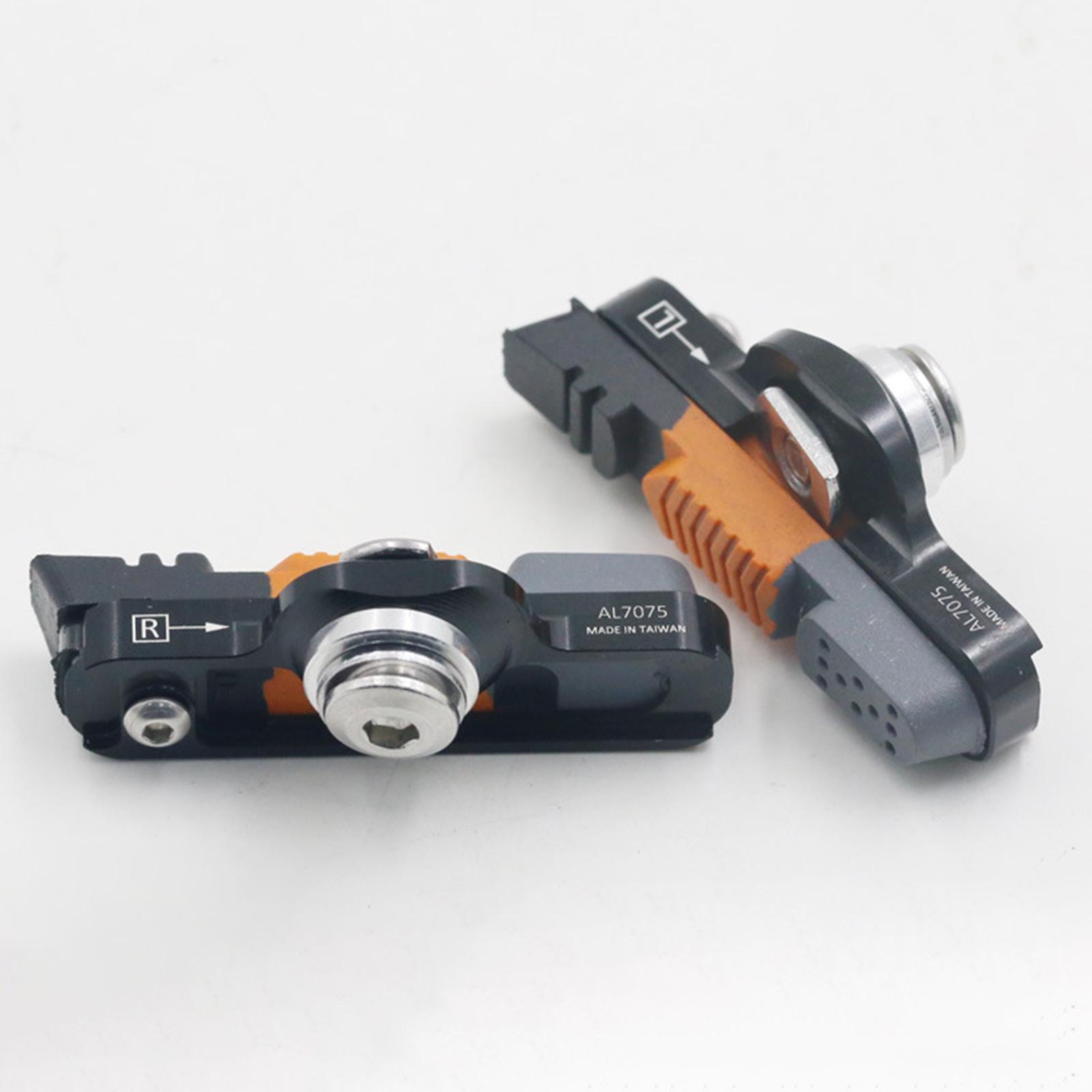 Cycle Brakes Blocks Reliable Lightweight V-Brake Shoes Pads C-caliper Extension Kit Bicycle Caliper Brake Pads for Right Left Blocks