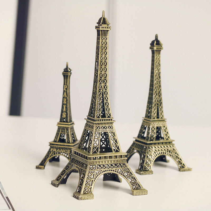 Mô hình Tháp Eiffel bằng Thép Không Gỉ cao 22 Cm