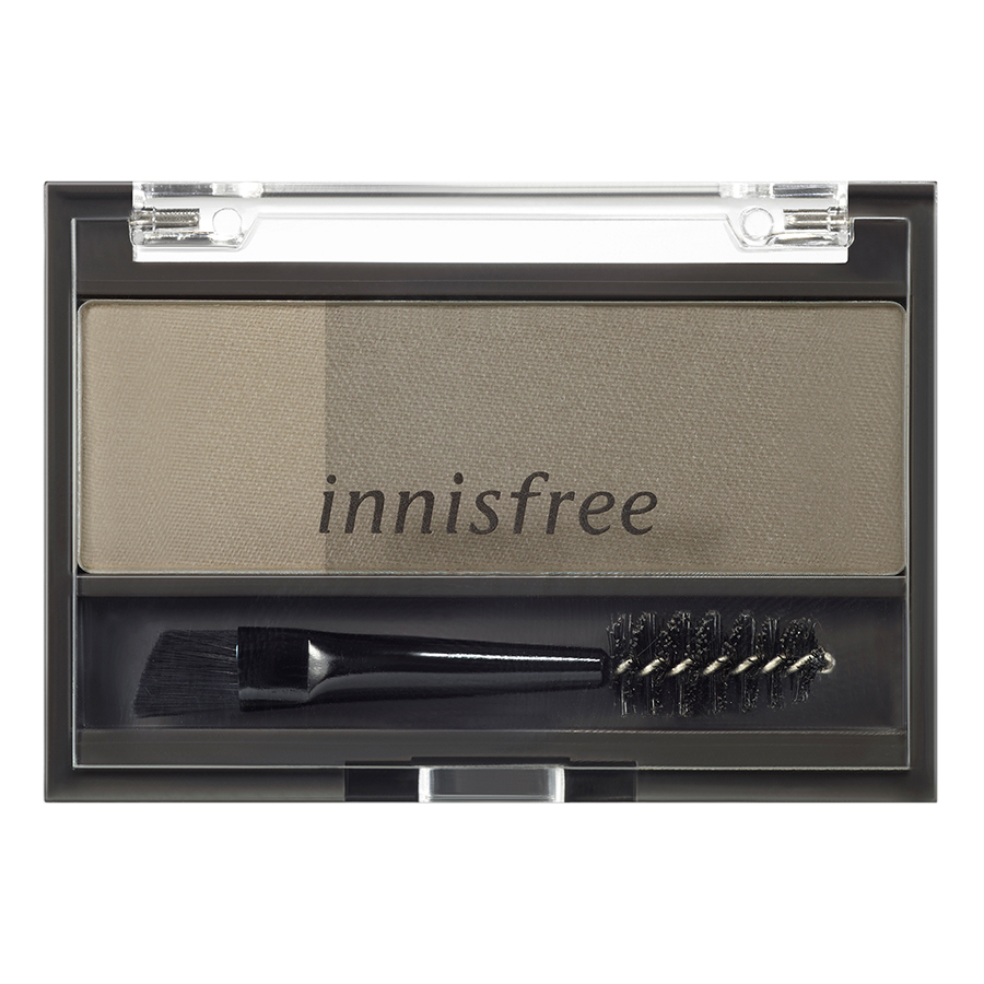 Phấn Trang Điểm Chân Mày Innisfree Two-Tone Eye Kit 3.5G #2 (Xám)