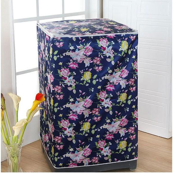 Áo Trùm Máy Giặt Cửa Trước 7-8kg Vải Satin Chống Nước ,Bụi , Nắng, Rách Bền Đẹp