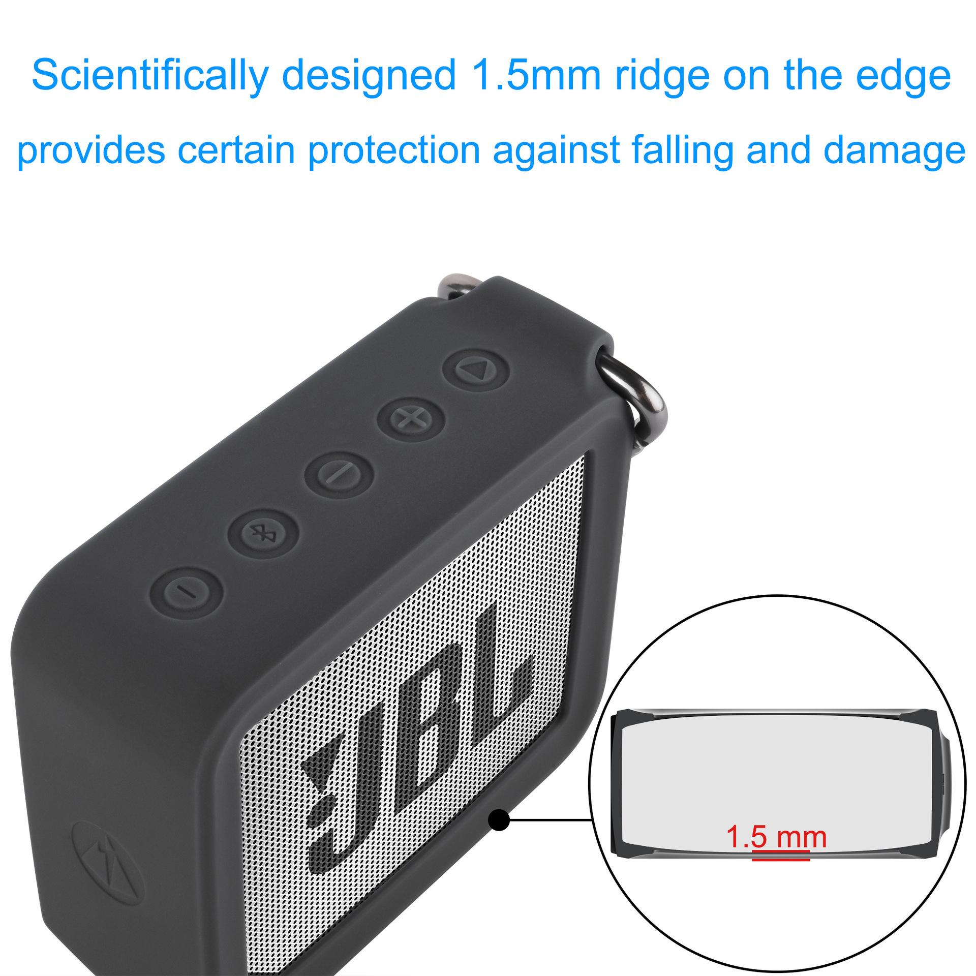 Vỏ silicone di động mới Vỏ du lịch bảo vệ hộp đựng silica gel mềm CASE Color: Gray