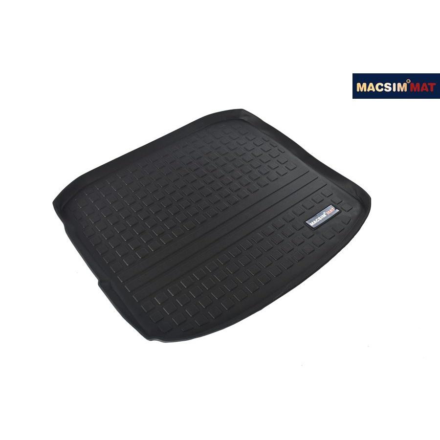 Thảm lót cốp xe ô tô Audi A6 2014-đến nay nhãn hiệu Macsim chất liệu TPV cao cấp màu đen
