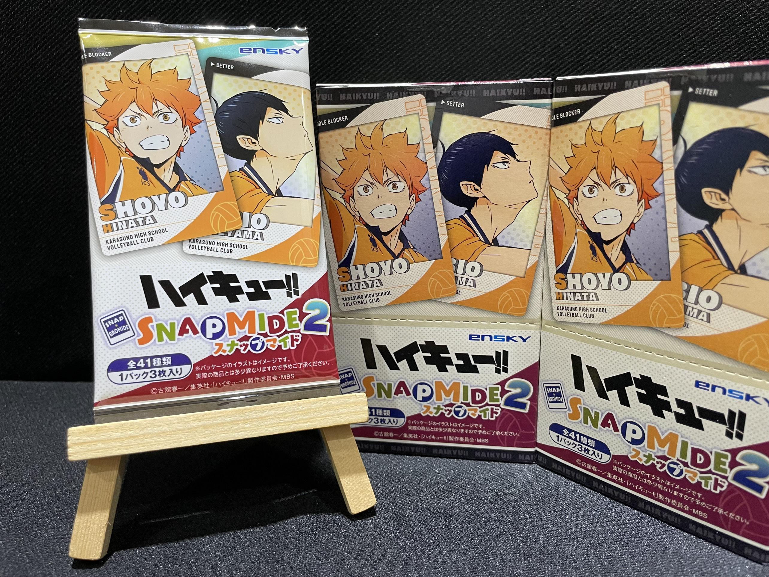 Bộ Thẻ Sưu Tập Nhân Vật Haikyu - Thẻ Snapmide Vol.2 - Ensky HK-SC02 (3 Cards Ngẫu Nhiên/Túi)