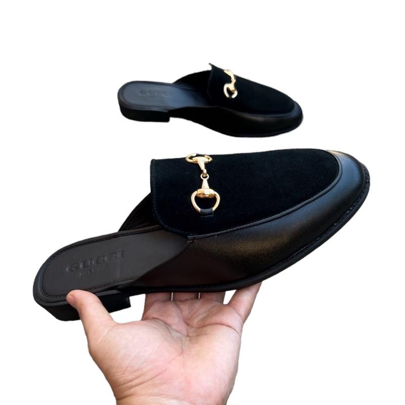 Giày sục nam da Pu Pu bảo hành 1 năm kiểu dáng sành điệu - Mã T22