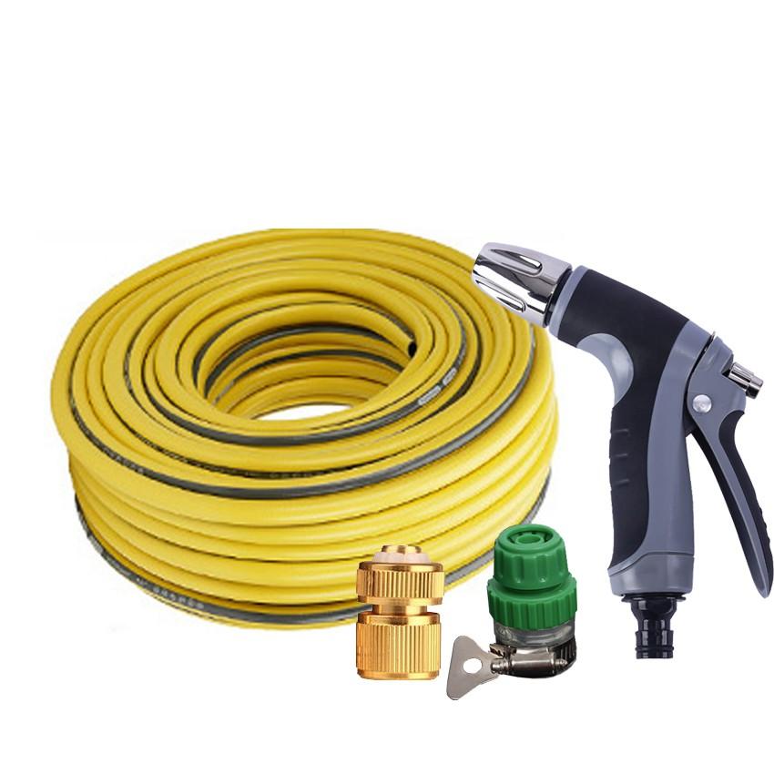 Bộ dây vòi xịt nước rửa xe,tưới cây tăng áp 3 lần 3-5m 206817