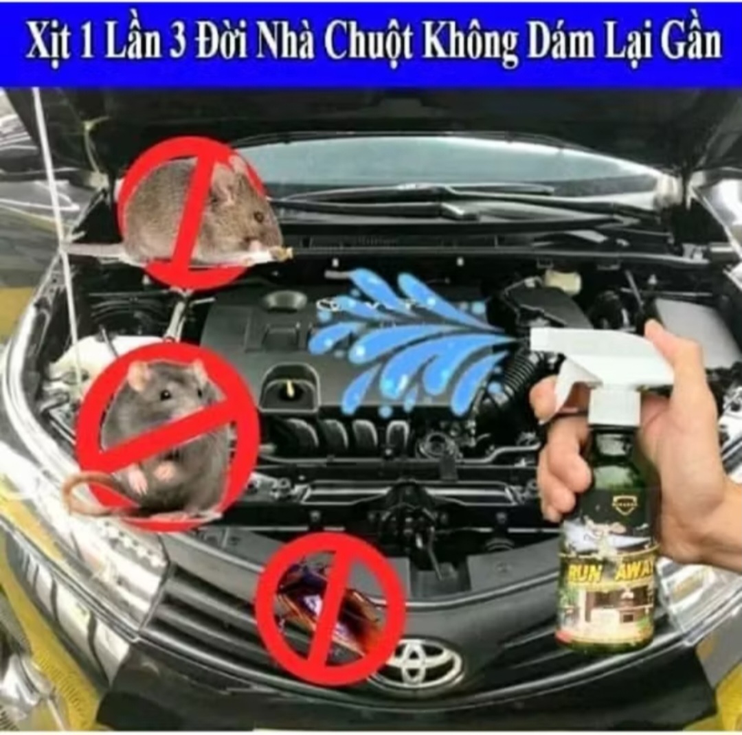 1 CHAI XỊT ĐUỔI HẾT SẠCH CHUỘT THẢO MỘC AN TOÀN CHO MỌI GIA ĐÌNH HÀNG CHUẨN