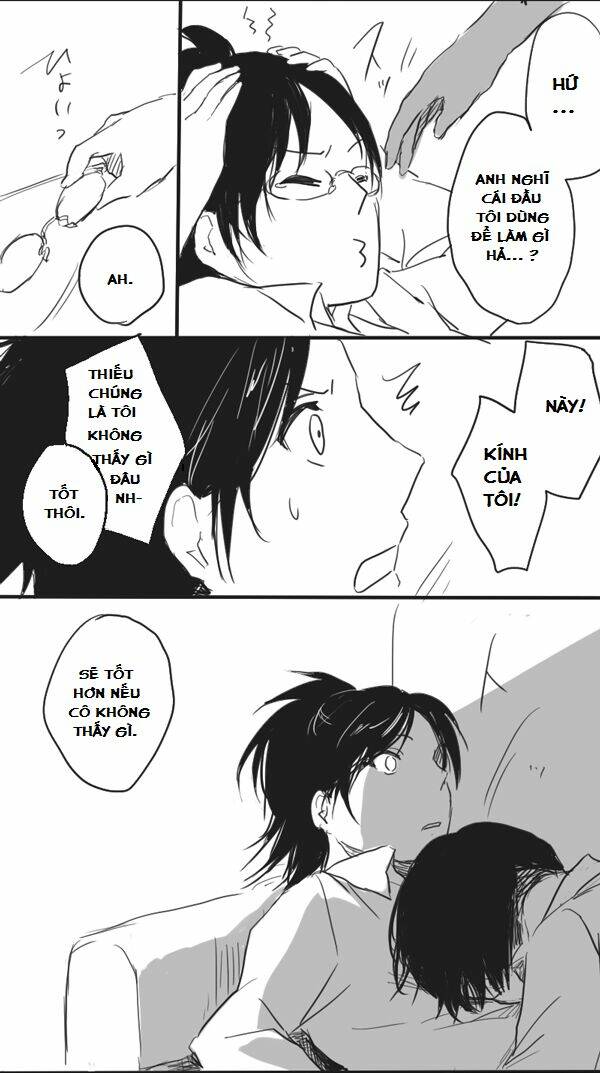 tấn công người khổng lồ - doujinshi levihan chapter 6 7