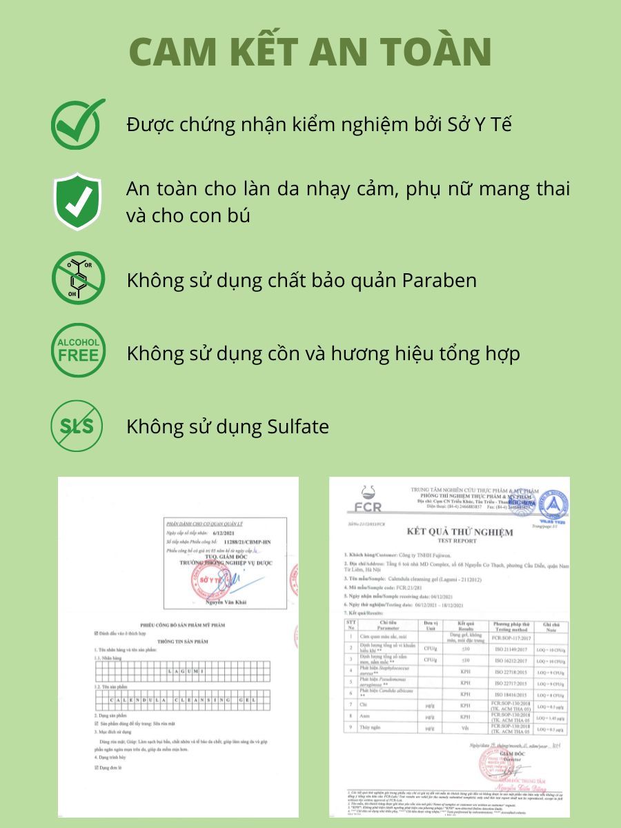 Bộ sản phẩm Sữa rửa mặt sạch sâu và Nước hoa hồng cân bằng độ ẩm Lagumi