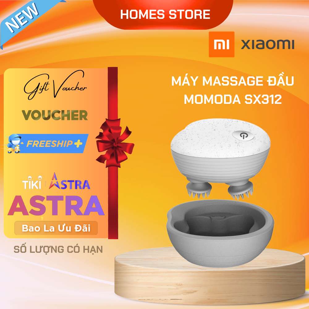 Máy Massage Đầu Cầm Tay Đa Năng XIAOMI Momoda SX312, 9 Chế Độ Khác Nhau - Hàng Chính Hãng