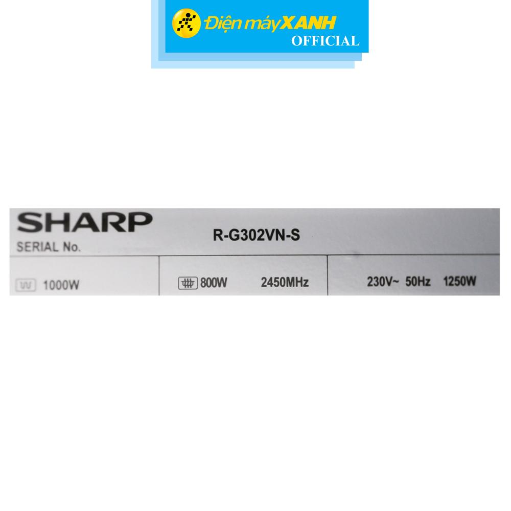 Lò vi sóng có nướng Sharp R-G302VN-S 23 lít - Hàng Chính Hãng