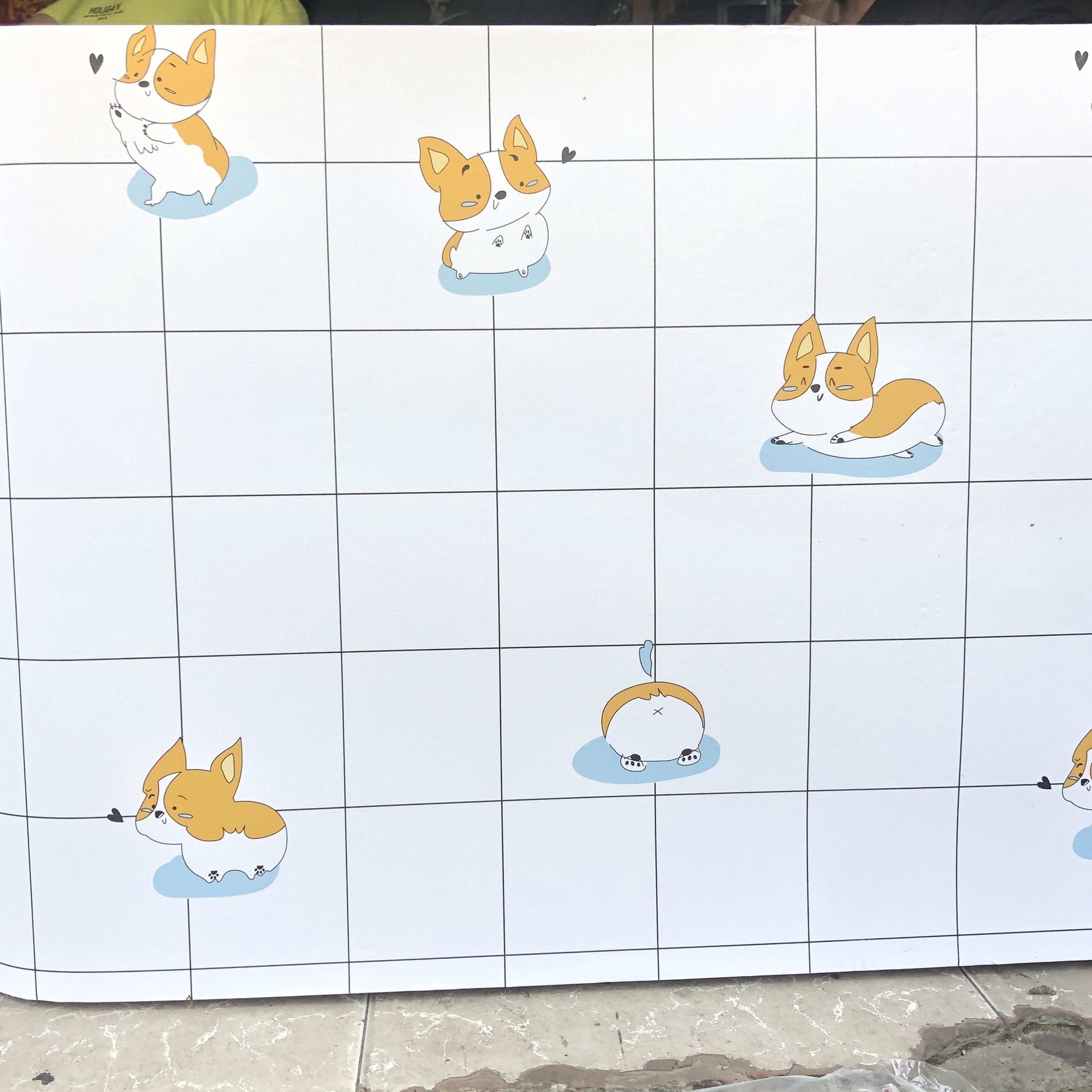 CUỘN 5M DECAL GIẤY DÁN TƯỜNG BẾP KEO SẴN KHỔ 60CM MẪU MÈO VÀNG