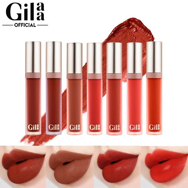 Gilaa Son Kem Siêu Lì, Lâu Trôi, Mịn Mượt Nhẹ Môi Long Wear Lip Cream 5g #6 Rainy Day