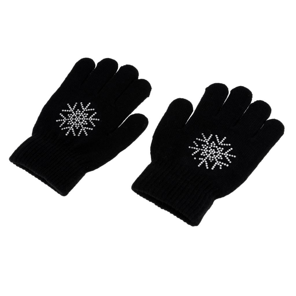 2-Pair Skating Gloves Stretch Gloves Outdoor