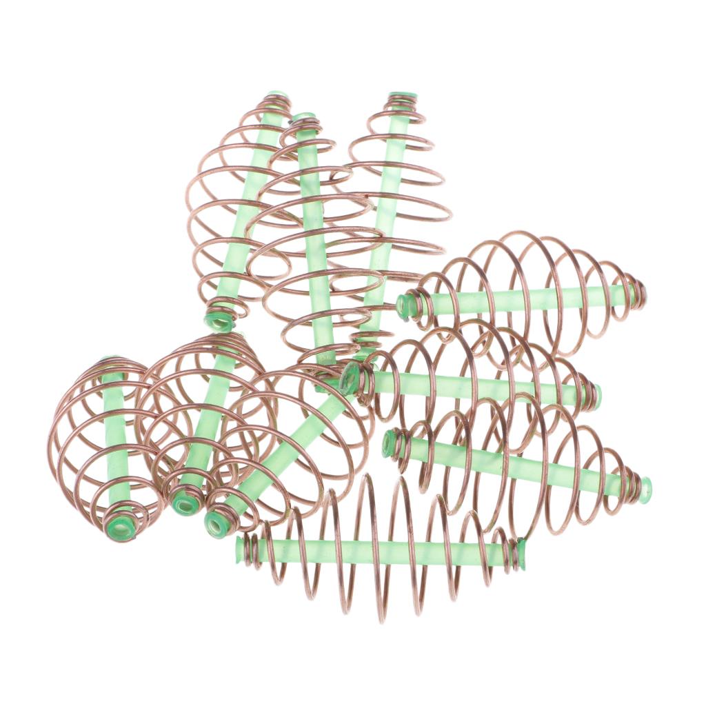 2xMetal Fishing Feeders Fishing Tackle Bait Thrower 4.5x2.2cm Coarse Bait