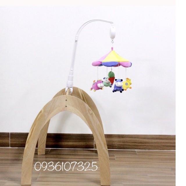 Đồ chơi treo nôi tự xoay xuất Hàn kích thích thị giác, thính giác cho bé sơ sinh