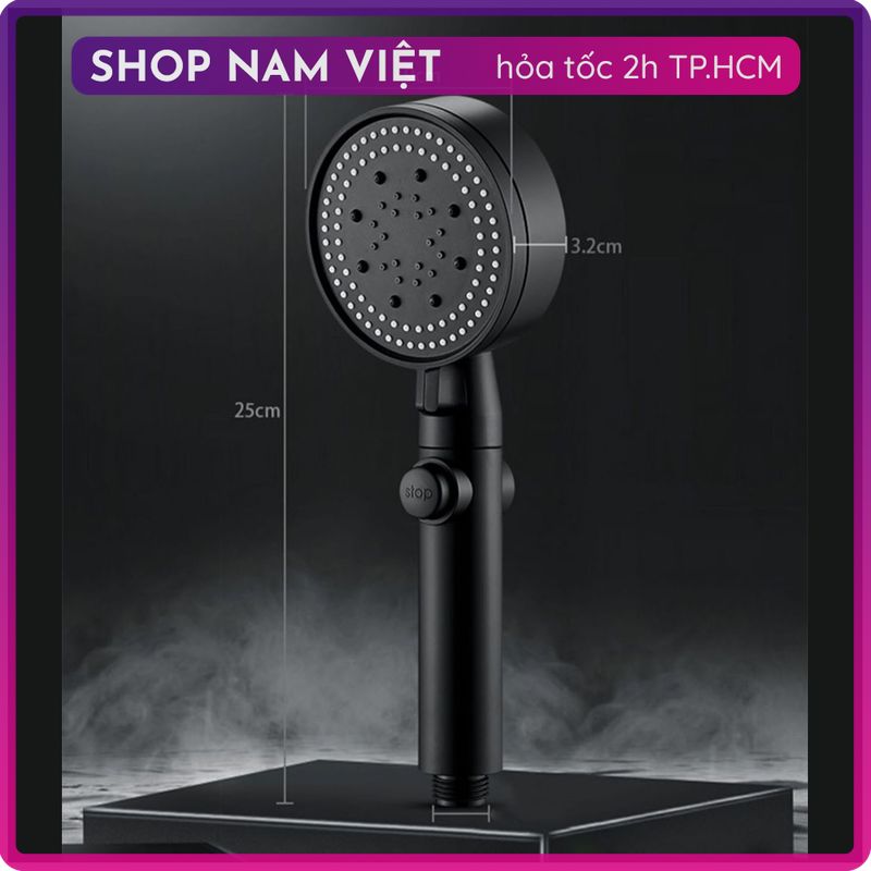 Vòi Sen Tăng Áp Giá Rẻ 6 Chế Độ Nước
