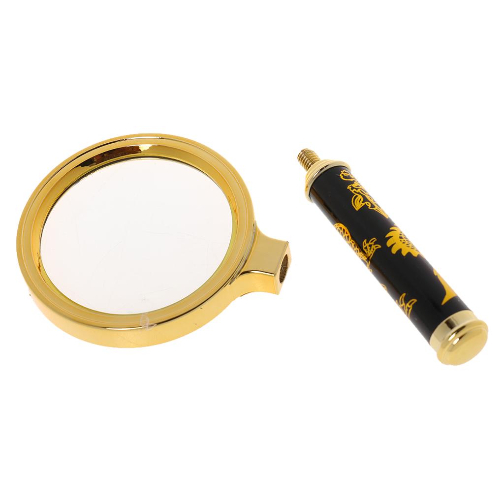 70mm Hand Held Magnifying Glass Optical Reading Tool Hobby Loupe Loop Lens