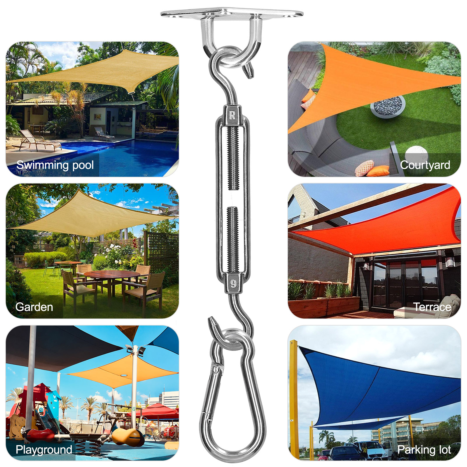 Bạt che bóng râm cho sân vườn