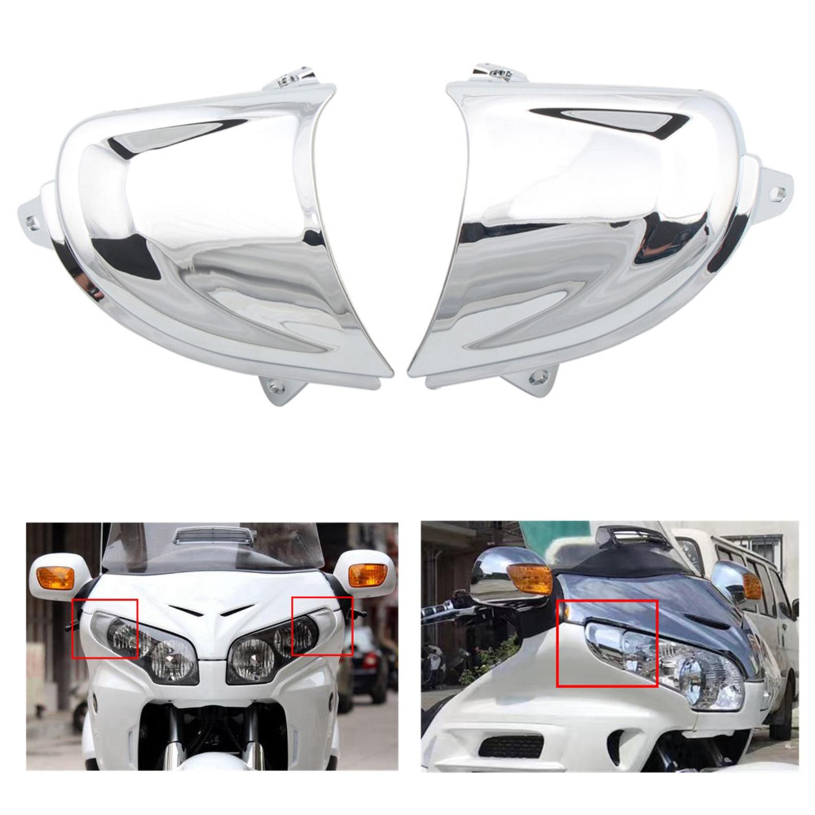 Motorcycle Front Headlight Panel Cover Trim Head Plate Fairing Trim for Honda Goldwing Gold Wing GL1800 GL 1800 2006 2007 2008 2014 2012 New