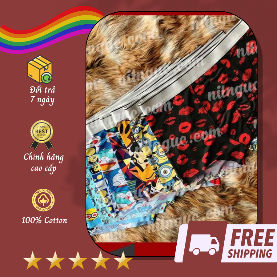 Quần Boxer Cartoon Dành Cho Tomboy - Sb - Trans