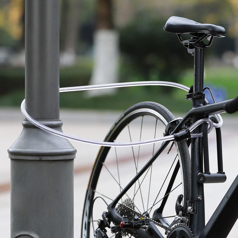 Khóa xe đạp bằng dây cáp chống trôm WEST BIKING
