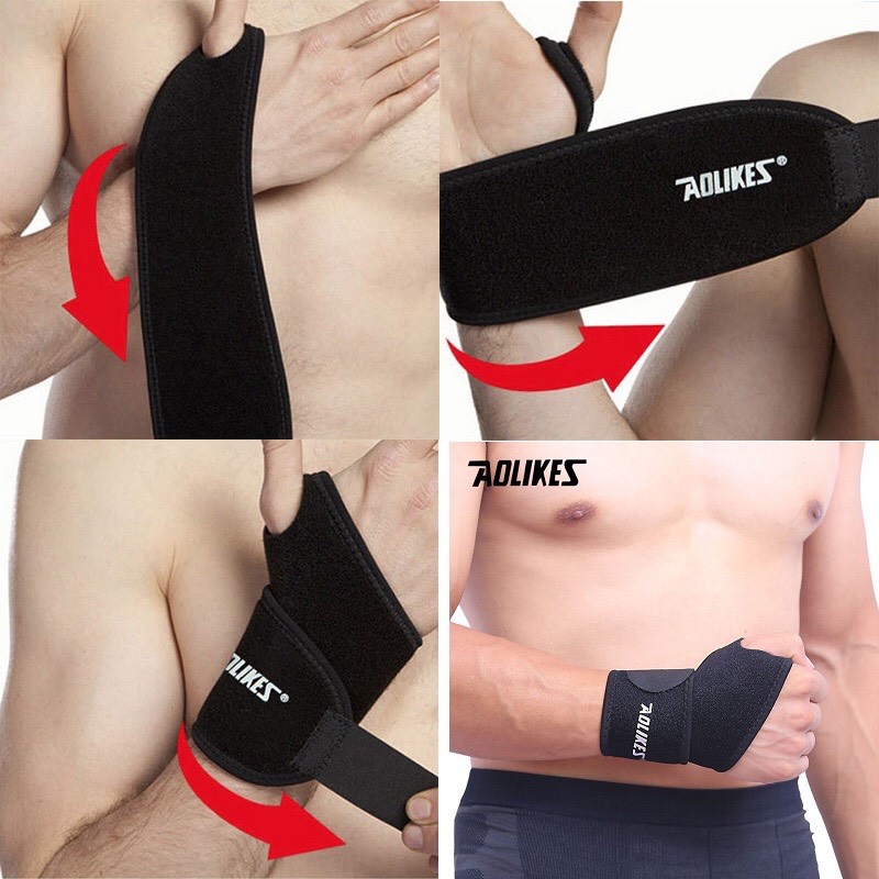 Quấn bảo vệ cổ tay  A-7937 hỗ trợ nẹp xương ống khớp cổ tay pressure adjustable wrist support(1 Đôi)