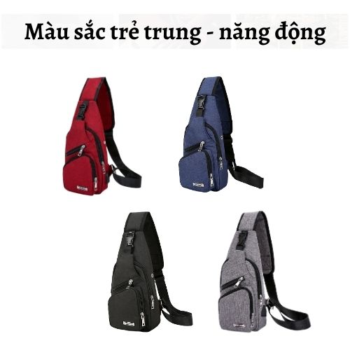 Túi đeo chéo nam nữ thời trang phong cách Hàn Quốc