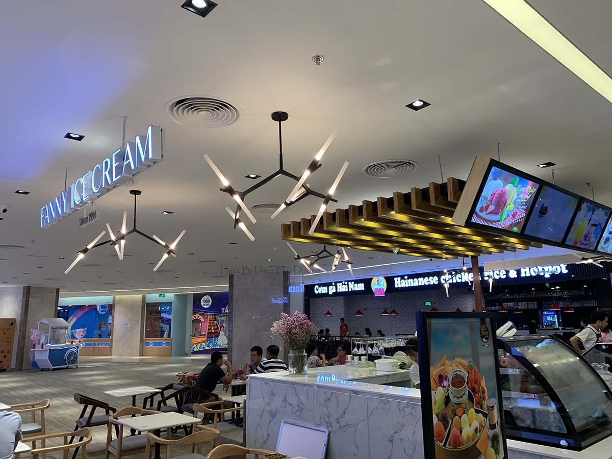 Đèn Chùm Decor Xương Cá 10 Tay  - Kiểu Dáng Sang Trọng Hiện Đại - 10 Bóng Led G4 - Có Video