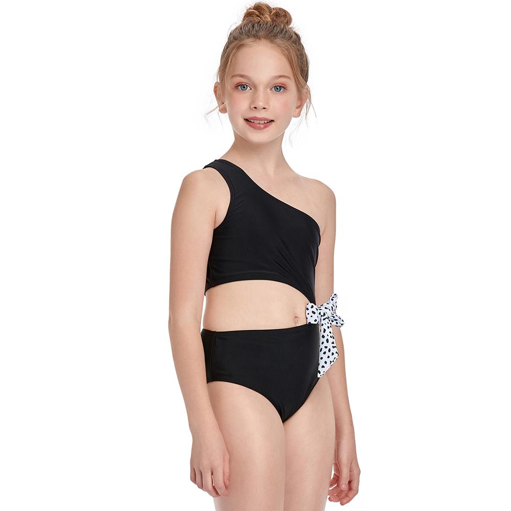 Bé Gái Bơi Đồ Bơi Màu Đồ Bơi Thể Thao Trẻ Em Đi Biển Bikini Bơi Trẻ Em Phù Hợp Với Áo Tắm Hai Mảnh