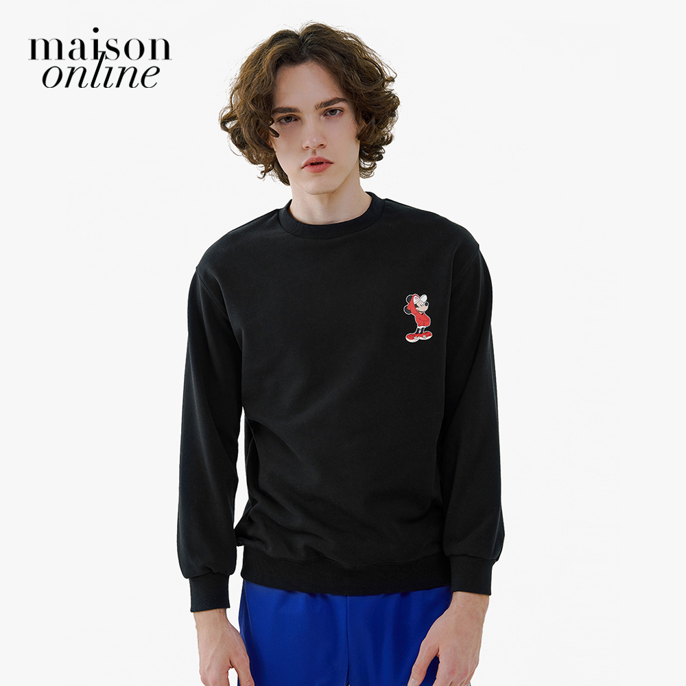 MLB - Áo sweatshirt tay dài cổ tròn MLB x Disney 31MTK1011