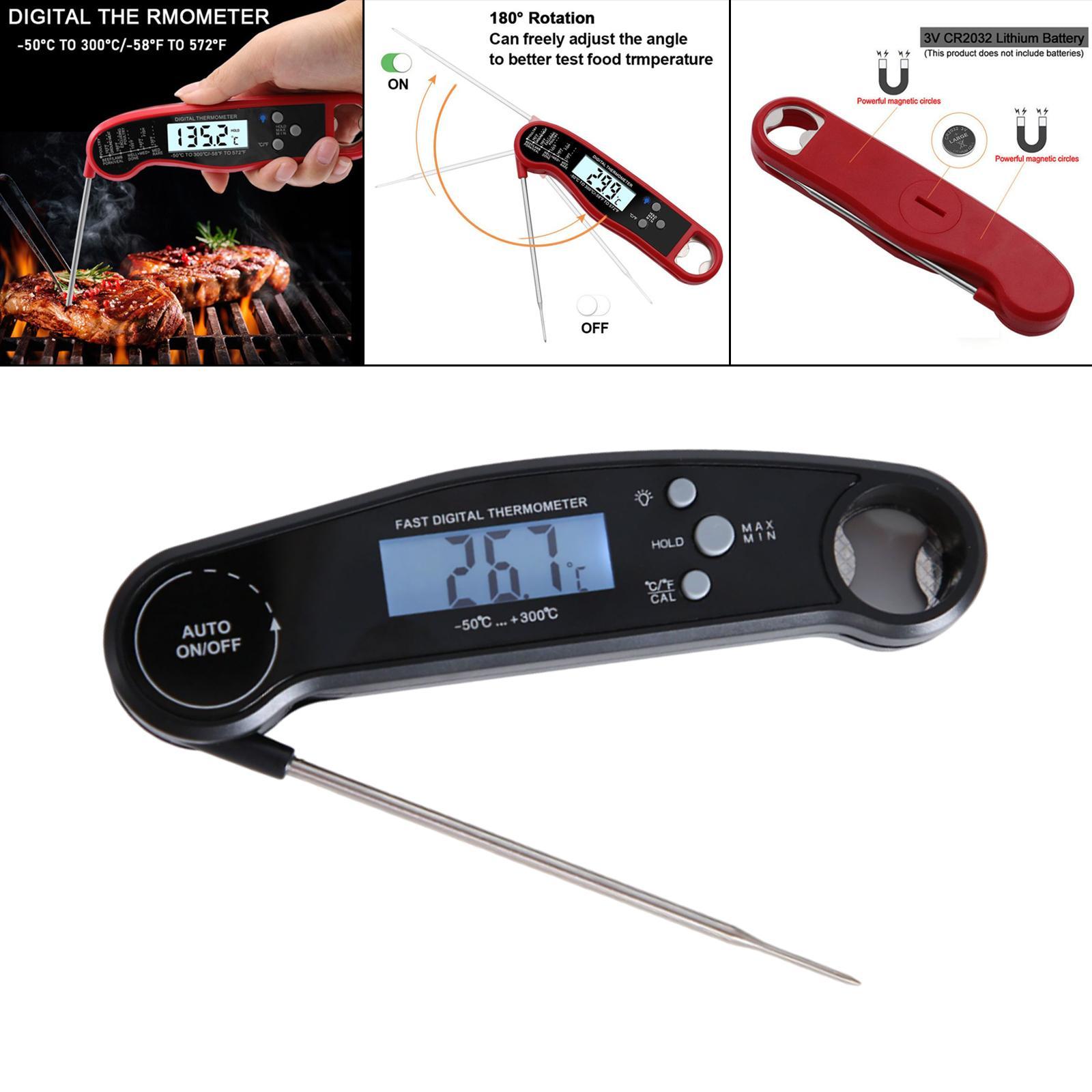 Meat Thermometer Temperature Food Probe Instant Read Digital Food Probe