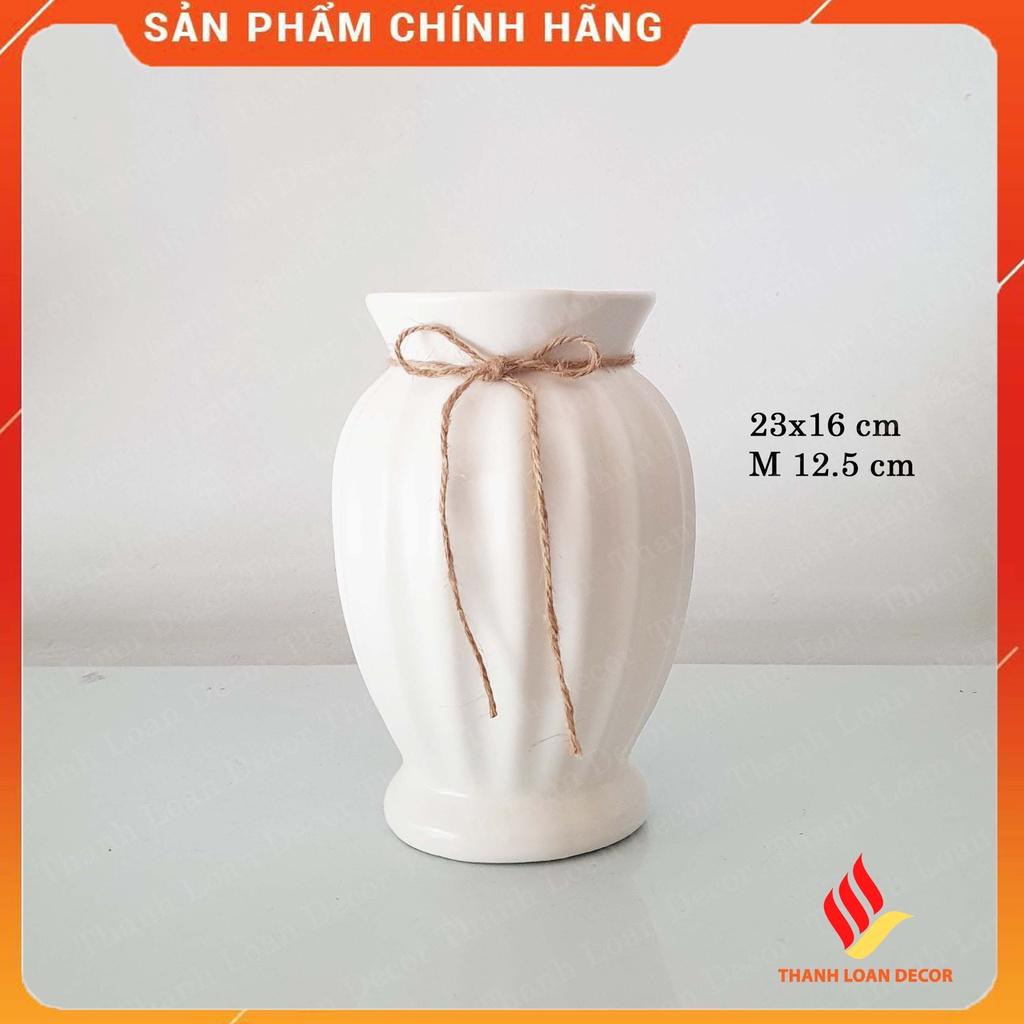 Lọ hoa gốm sứ Bát Tràng cao cấp - Bình hoa decor trang trí màu pastel - Nhiều mẫu