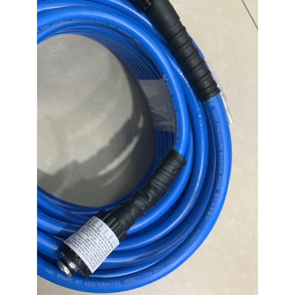 Dây xịt rửa xe HIỆU HTC LOẠI 20M,HTC6512-20W2 từ nhựa PVC áp lực cao 450 bar,ĐK 6.5*12mm