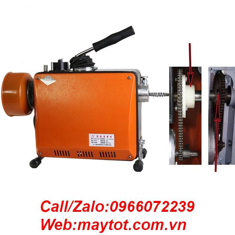 Máy thông tắc cống GQ150 - công suất 1800w (thông tắc, thông nghẹt cống, chậu rửa, thoát sàn, nhà vệ sinh)