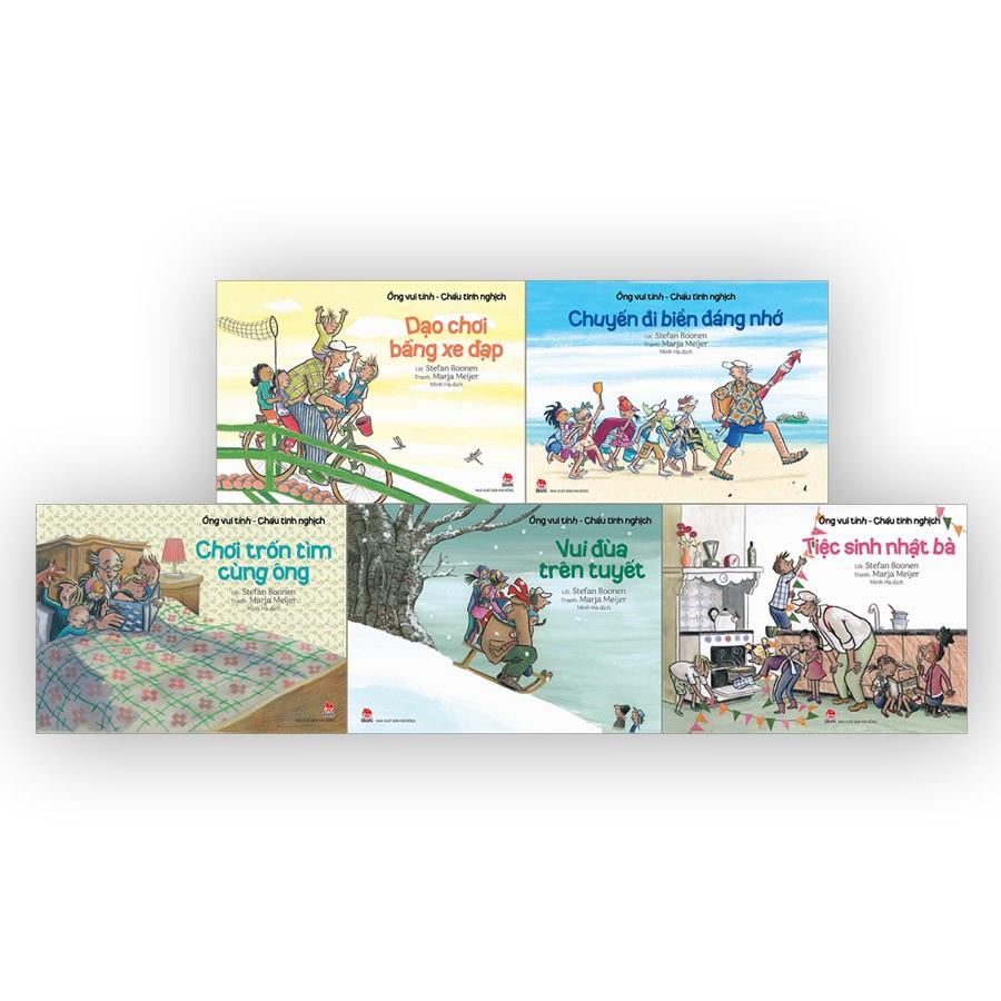 Sách - Combo Ông Vui Tính - Cháu Tinh Nghịch - Kim Đồng