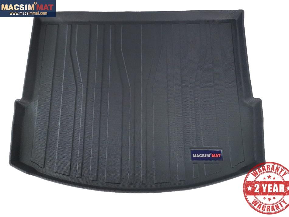 Thảm lót cốp LANDROVER Discovery 7 chỗ nhãn hiệu Macsim chất liệu TPV cao cấp màu đen