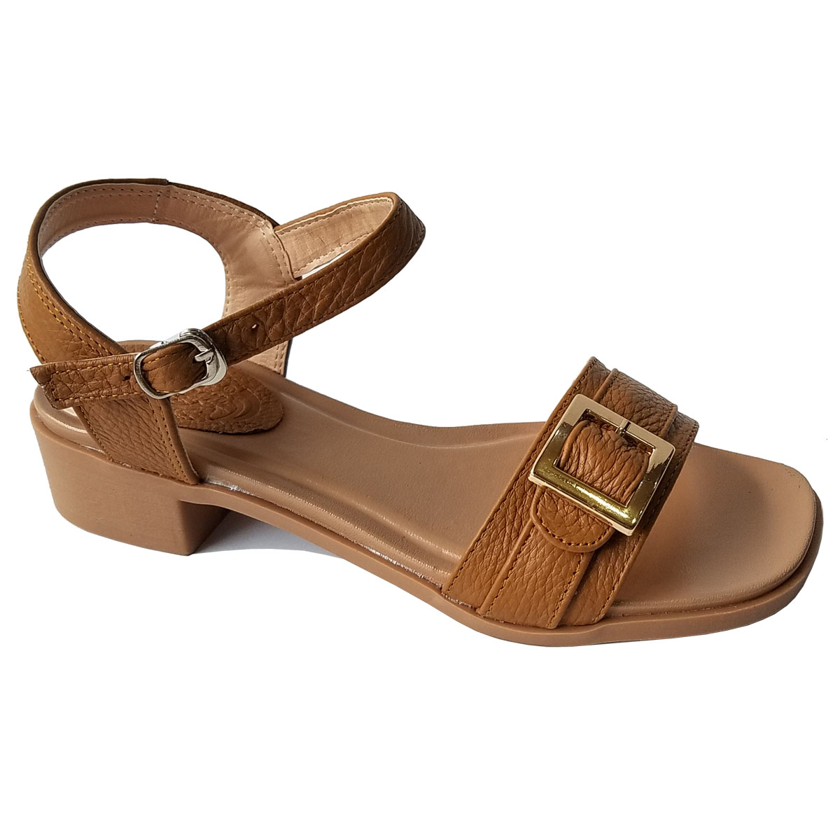 Giày Sandal Cao Gót Da Bò Thật BIGGBEN SDCG71