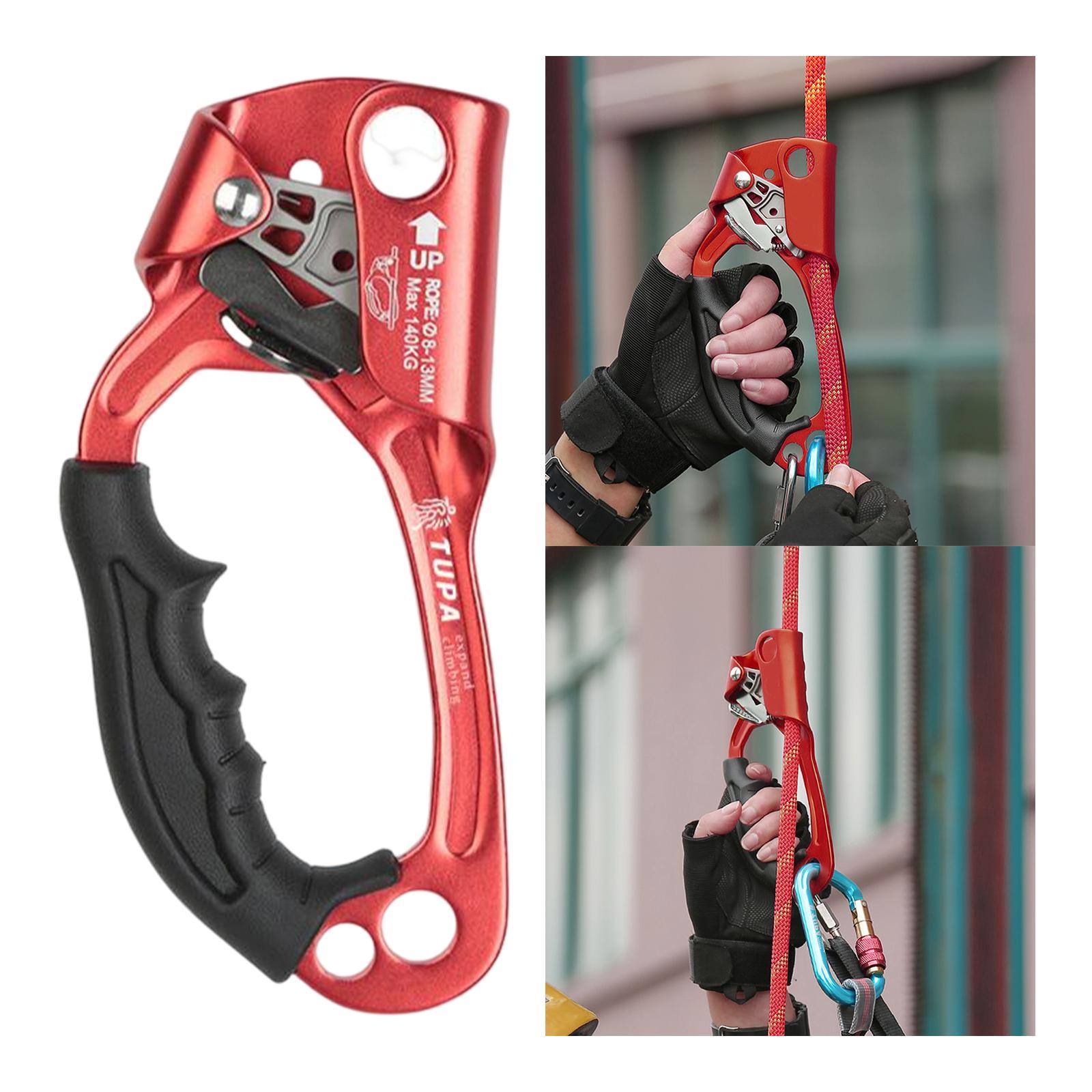 Climbing Rope Ascender Tool for 8mm-12mm Rope Rappelling Rock Climbing