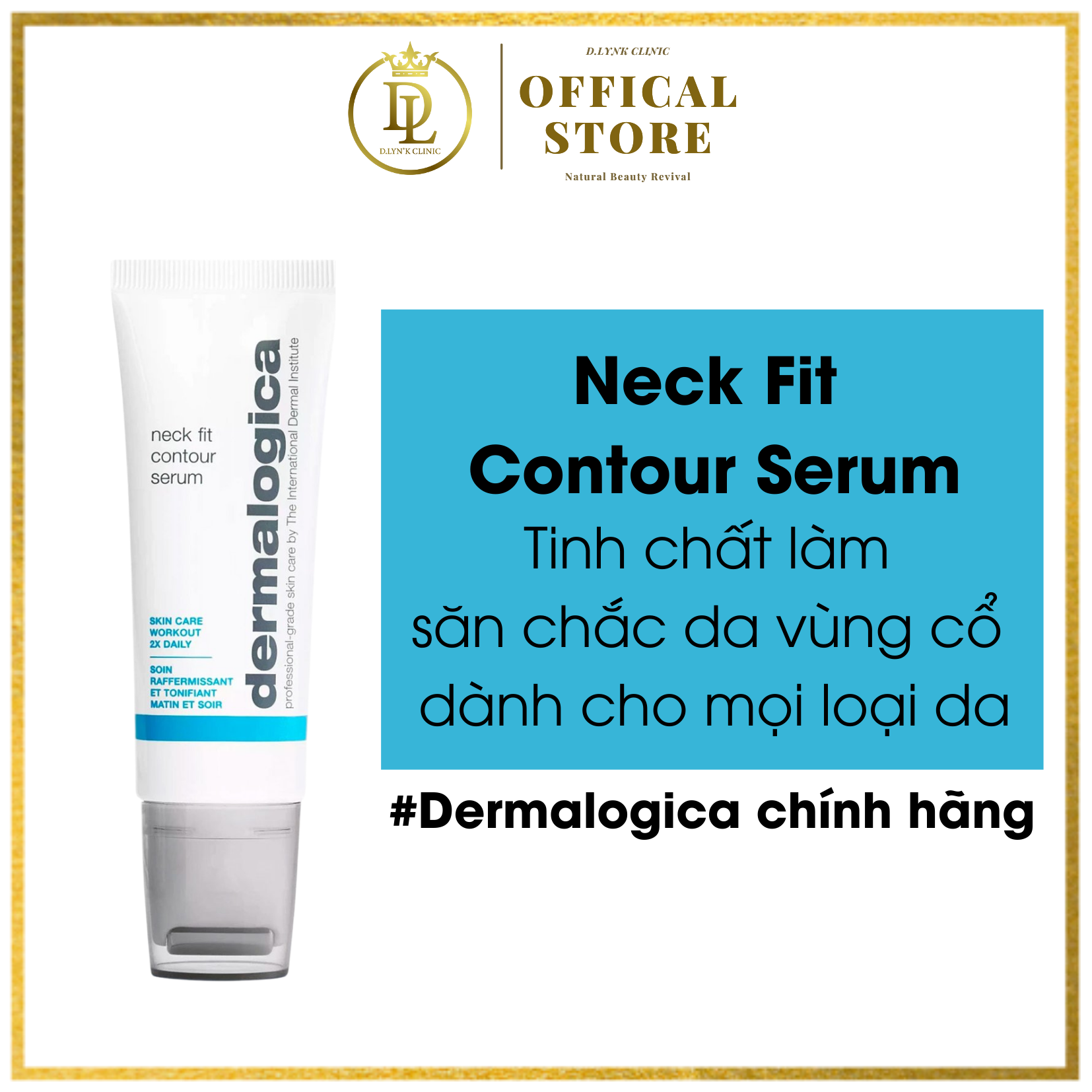 Tinh chất giúp vùng da cổ luôn săn chắc Dermalogica - Neck Fit Contour Serum