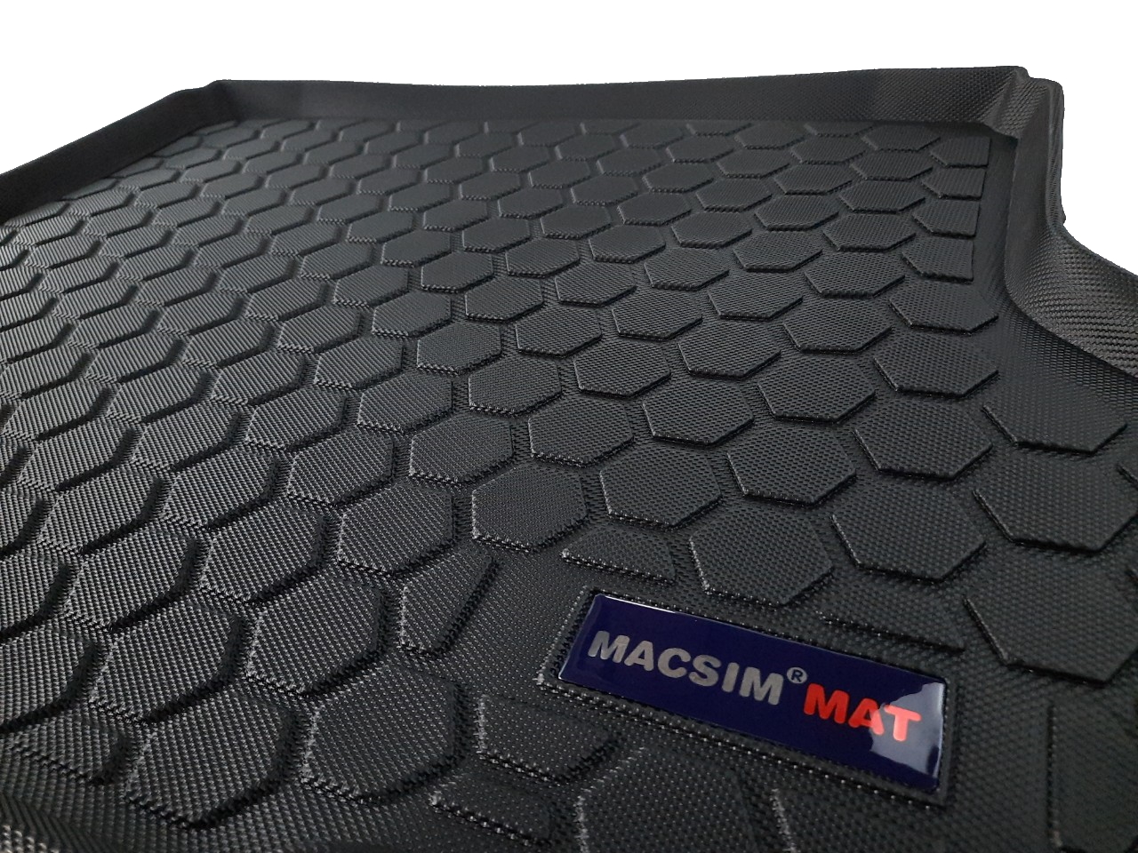 Thảm lót cốp xe ô tô Honda City 2015-2017 nhãn hiệu Macsim chất liệu TPV cao cấp màu đen(133)